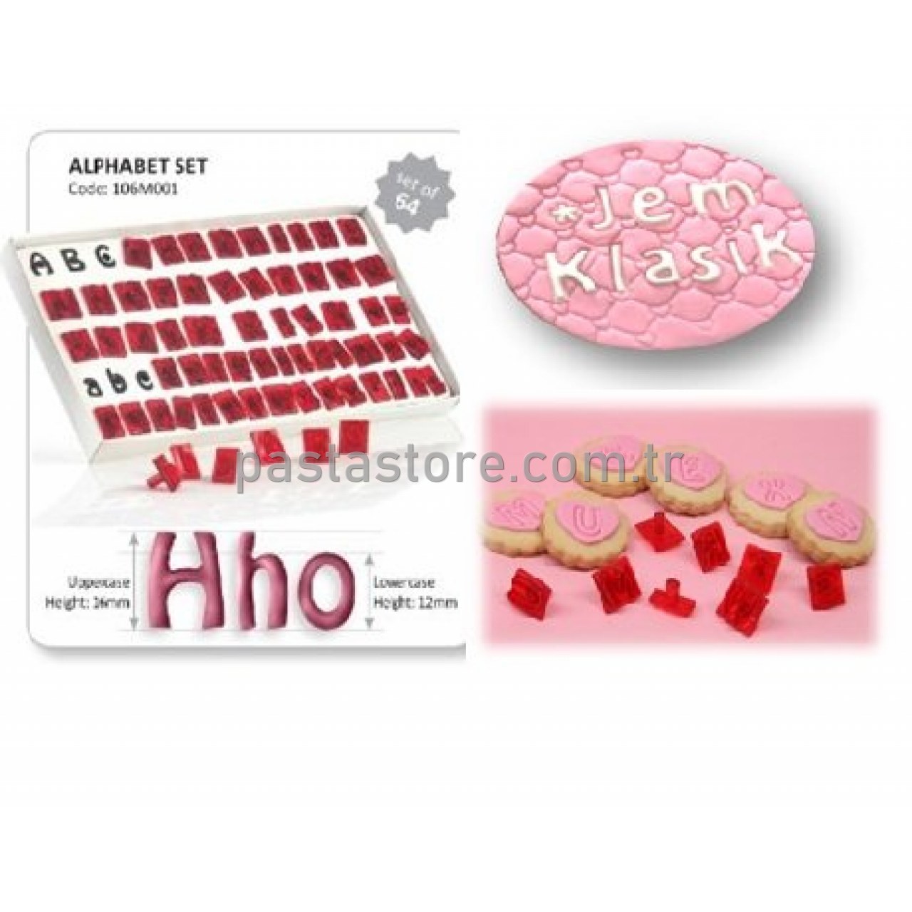 YSF-10902 JEM CUTTER ALFABE/RAKAM SET